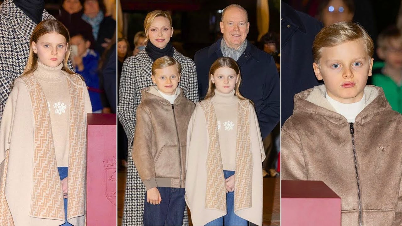 Charlene De Monaco, Albert Et Leurs Jumeaux Lancent Officiellement Les Fêtes De Fin D’année
