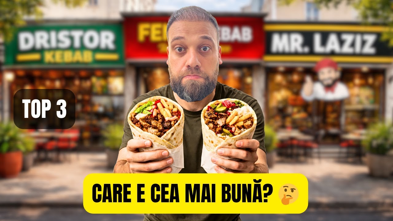 TOP 3 SHAORMA DIN BUCUREȘTI 🥙 Care e CEA MAI BUNĂ? (Dristor vs Fendi vs Mr. Laziz)