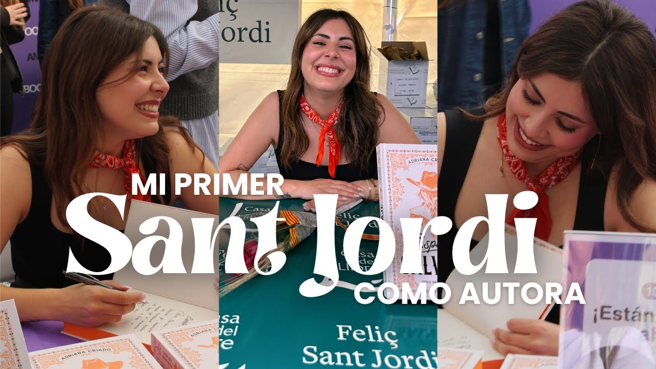 Vlog: mi primer Sant Jordi como autora 🌹📖