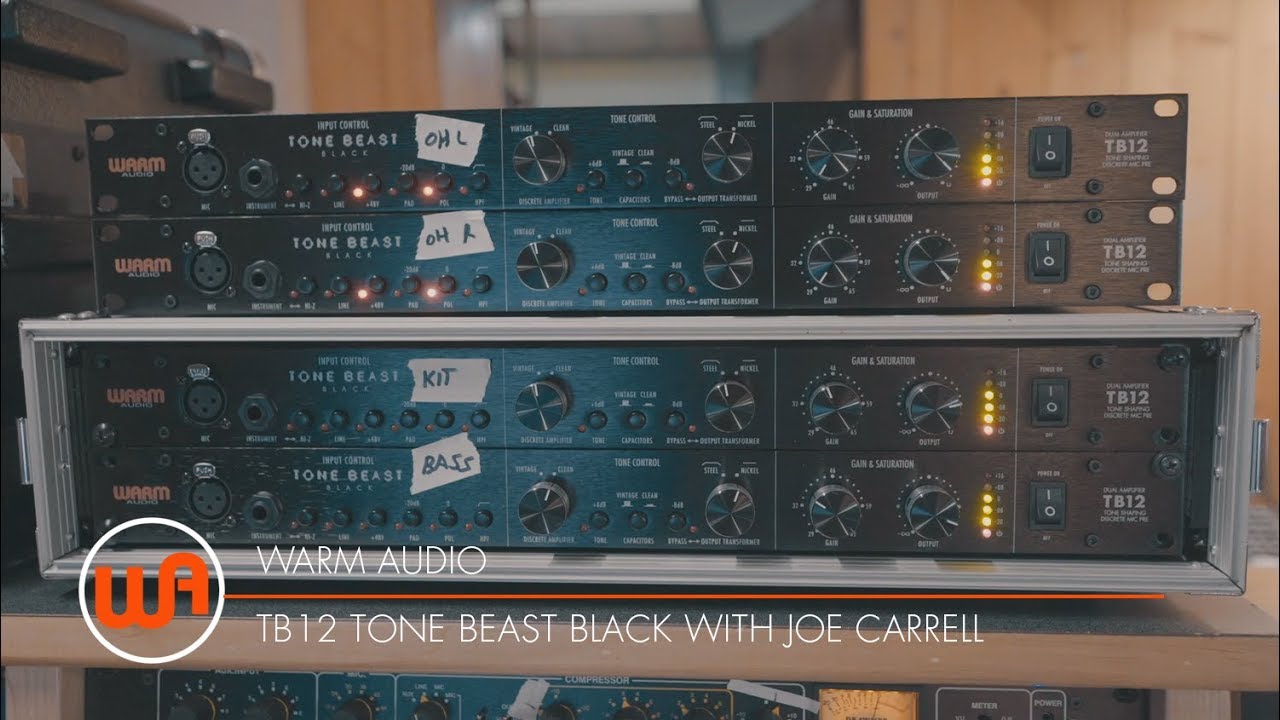 Warm Audio // TB12 Tone Beast Black With Producer Joe Carrell
