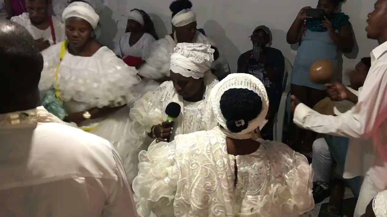 Mãe de Santo Gerusmar na casa da saudosa Maria Sabina