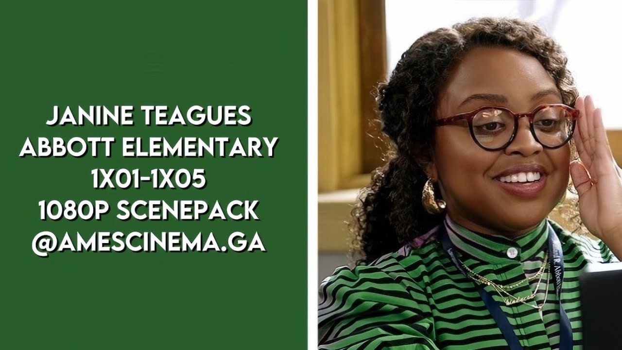 Janine Teagues - Abbott Elementary Season One 1x01-1x05 Scenepack | @amescinema.ga 1080P