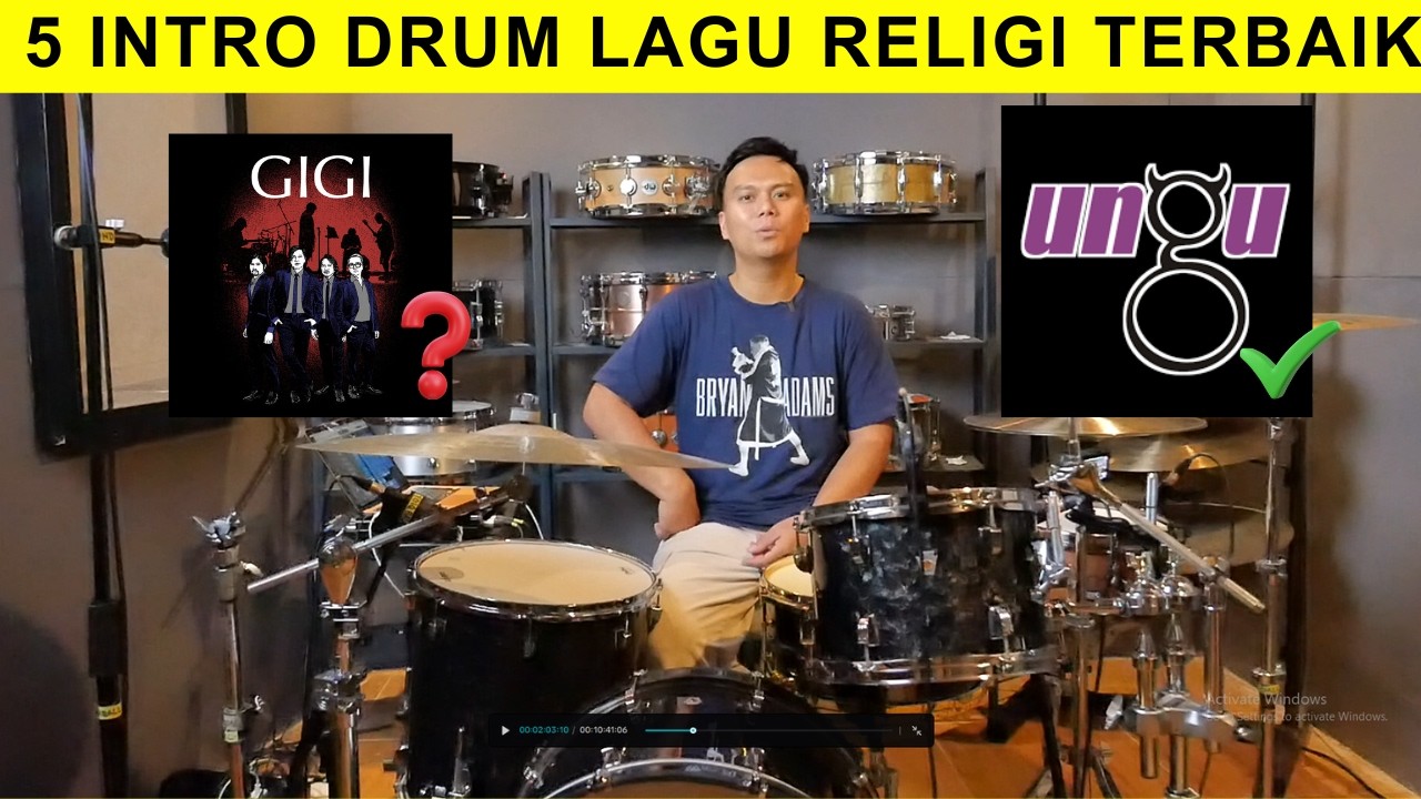 INTRO DRUM LAGU RELIGI TERBAIK