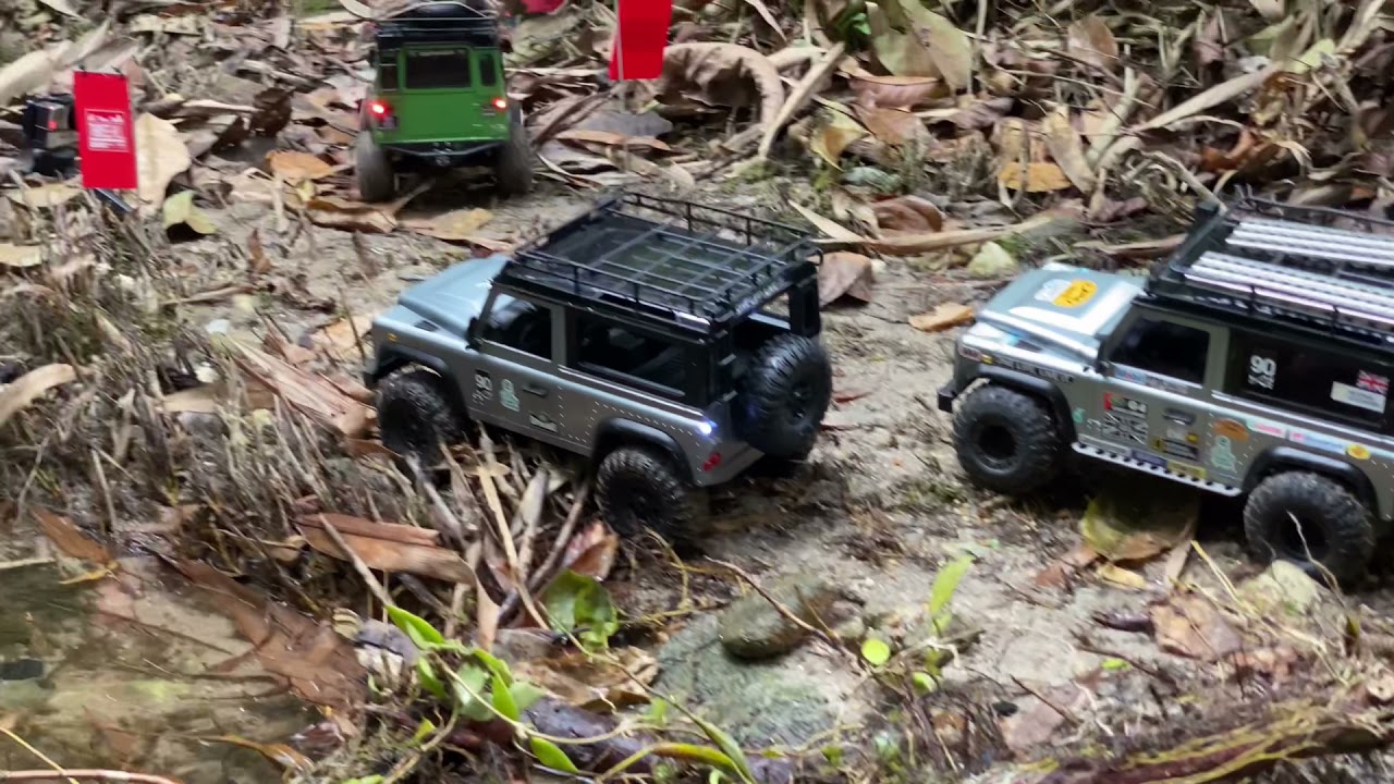 RC Crawler open class trail at Kemensah, KL. MN90,MN99,MN99s and WPL models.