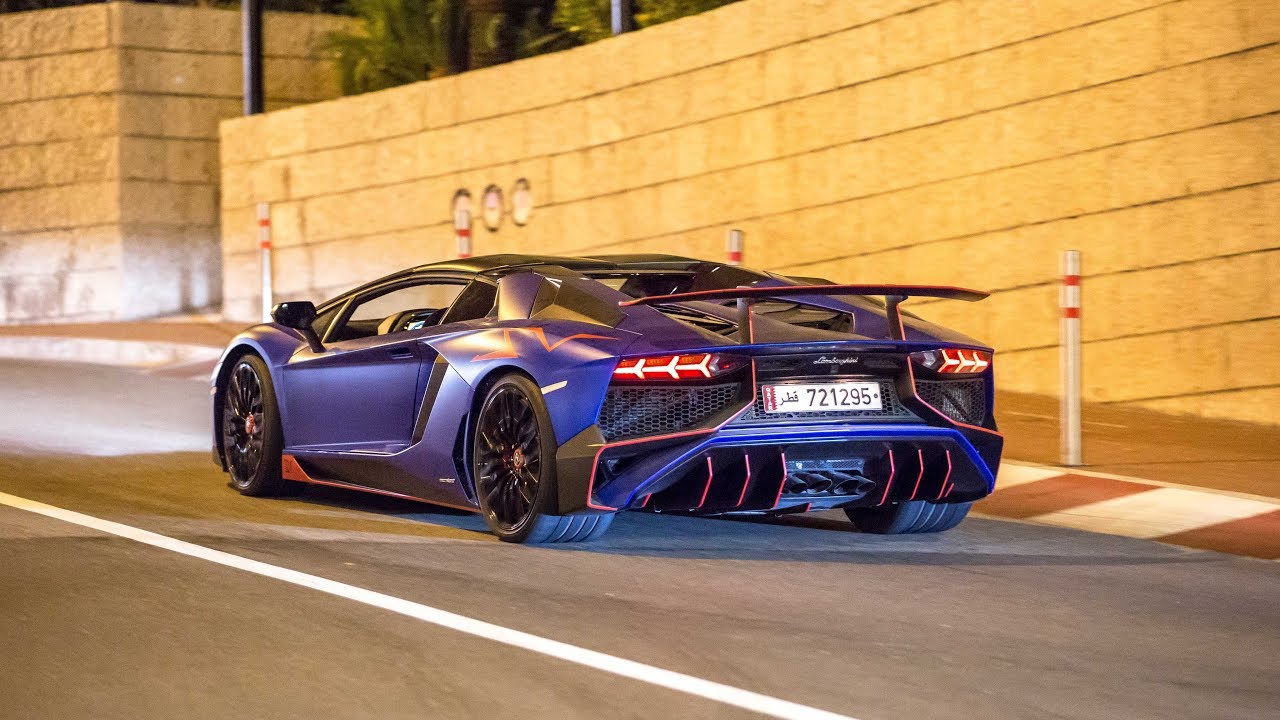 Lamborghini Aventador SuperVeloce Roadster with Fi Exhaust - LOUD Acceleration & Downshifts !
