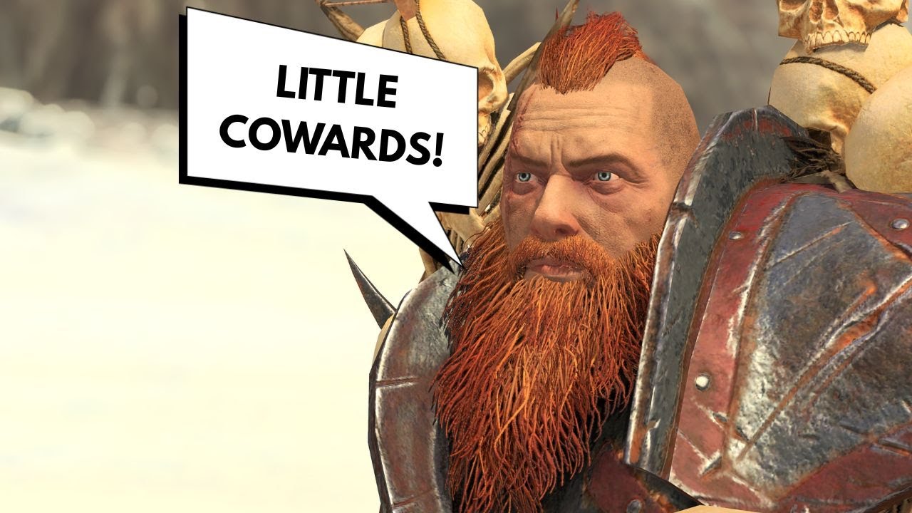 Wulfrik Taunts Dwarfs & Chaos Dwarfs in Their Tongue