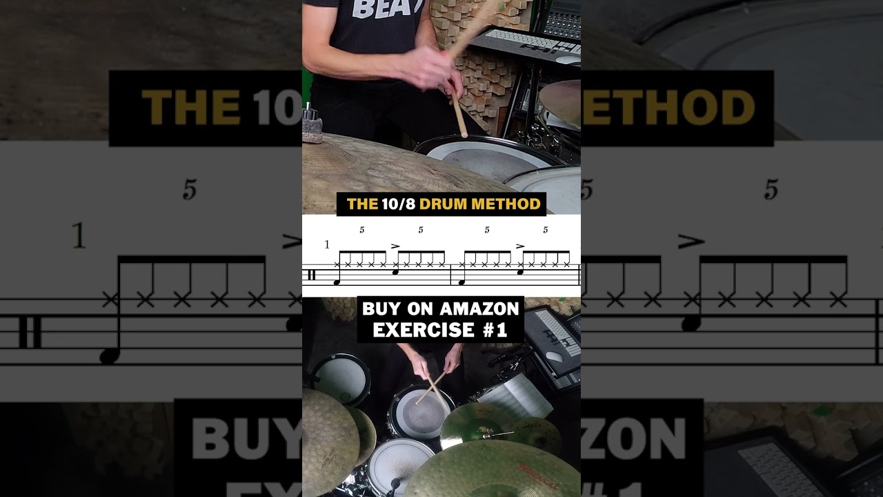 Groovy Drum Beats for Beginners - 10/8 Drum Method