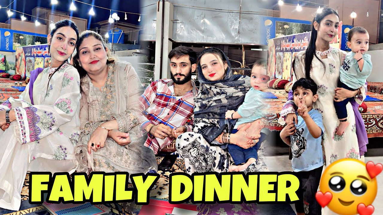 FAMILY K SATH DINNER😳UROOJ ABBASI OFFICIAL