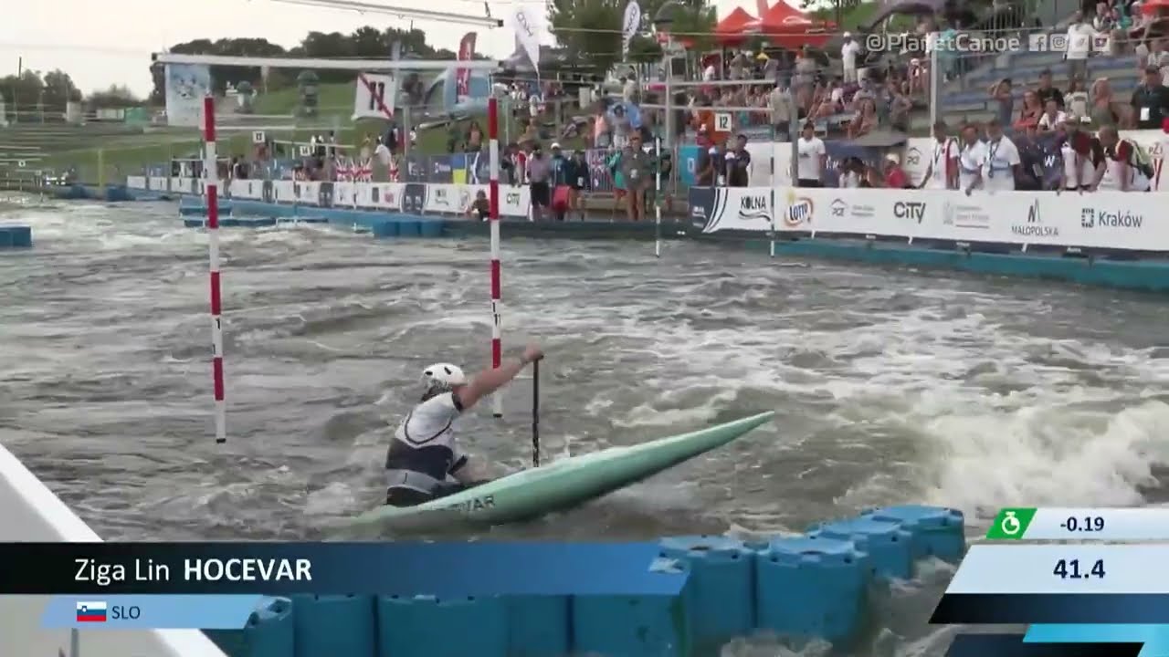 ZIga Lin Hocevar Slovenia Junior Canoe Final / 2023 ICF Canoe-Kayak Slalom Junior World Championship