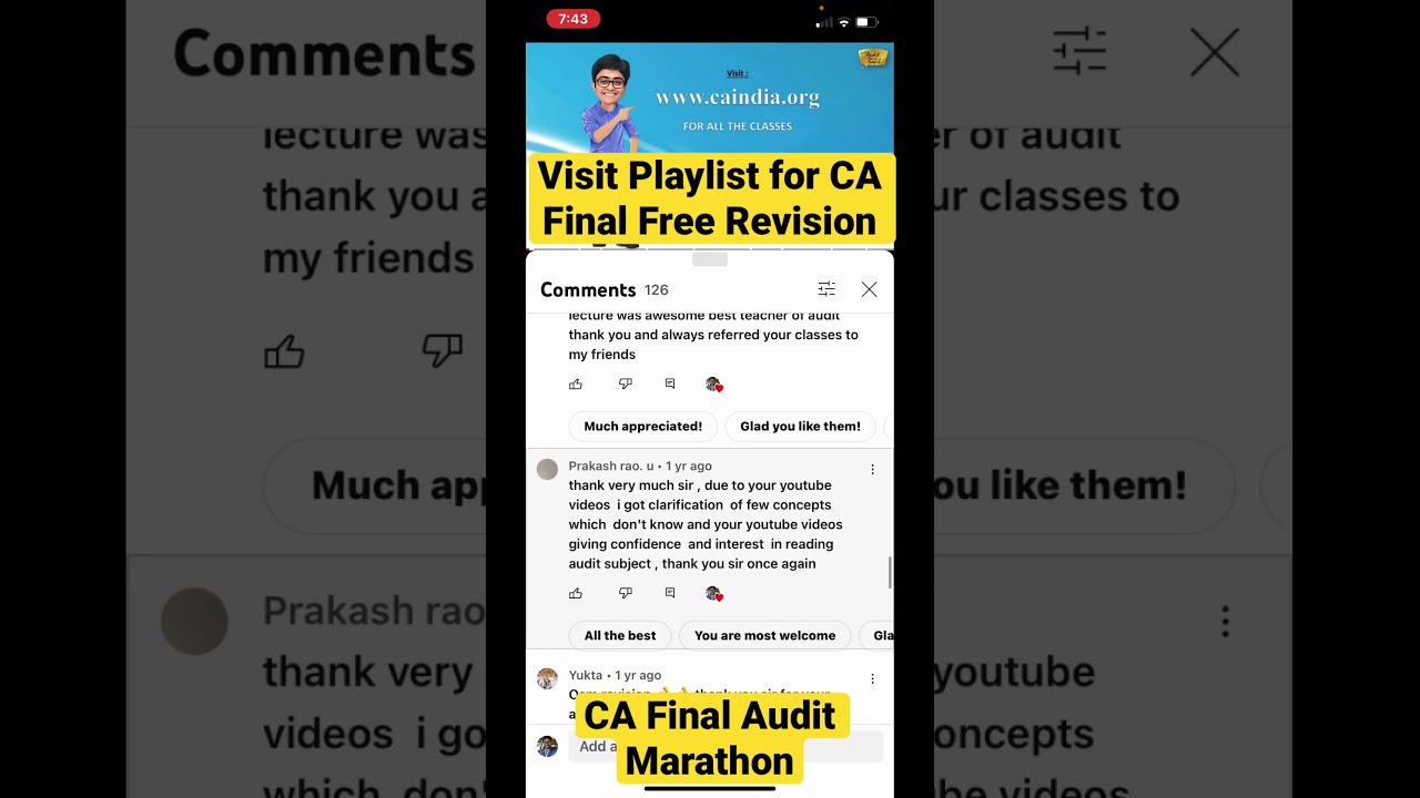 Free CA Final Audit Revision for May 23 Exams 