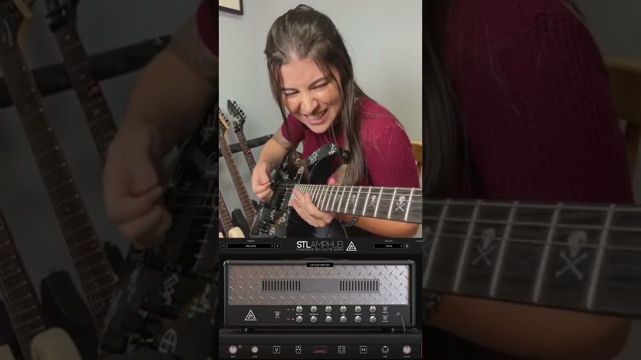 Metallica: Master of Puppets - Solo Cover (J&eacute;ssica di Falchi)  #metallica #kirkhammett #espguitars