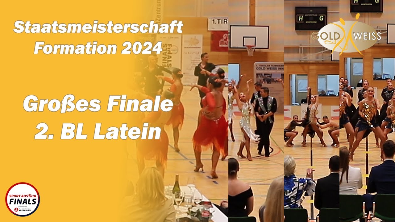 Großes Finale 2. Bundesliga Lateinformationen | Staatsmeisterschaft Formation 2024