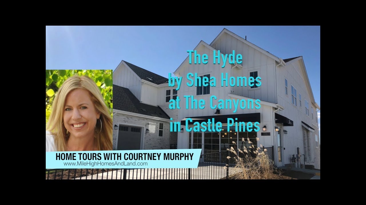 New Homes in Castle Pines Colorado - Hyde Model by Shea Homes at The Canyons