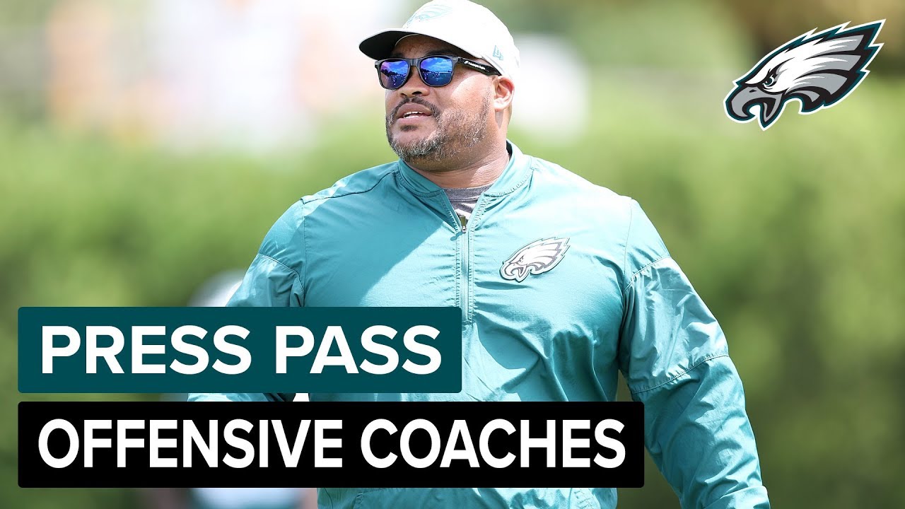 Duce Staley, Jeff Stoutland, & Justin Peelle Discuss Eagles Offense | Eagles Press Pass