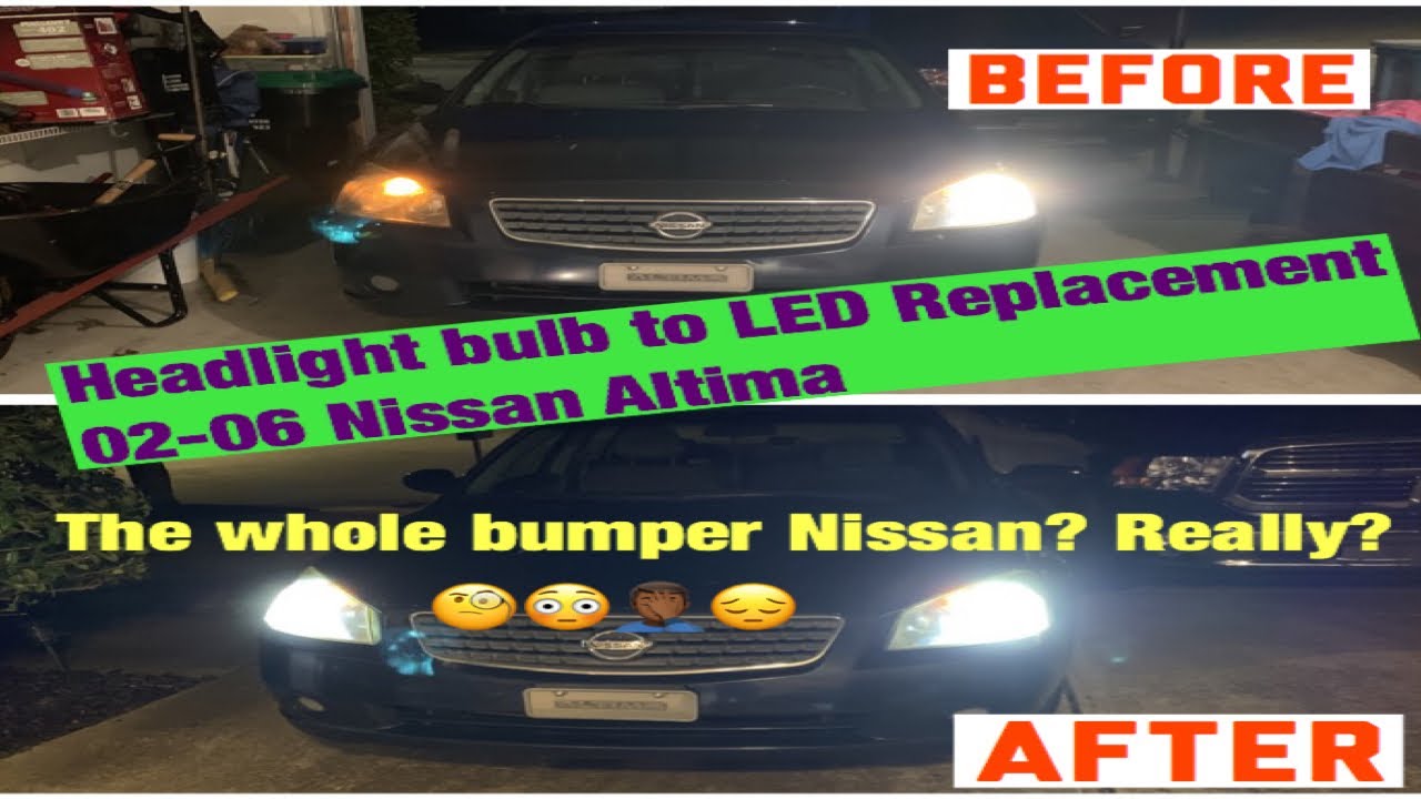 2004 Nissan Altima Headlight Bulb Replacement