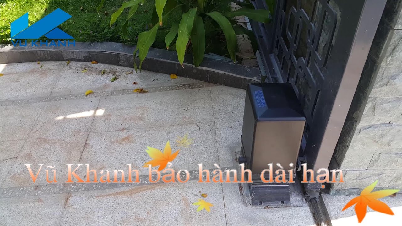 Cổng trượt mở tự động điều khiển bằng remote [Cổng tự động Vũ Khanh]
