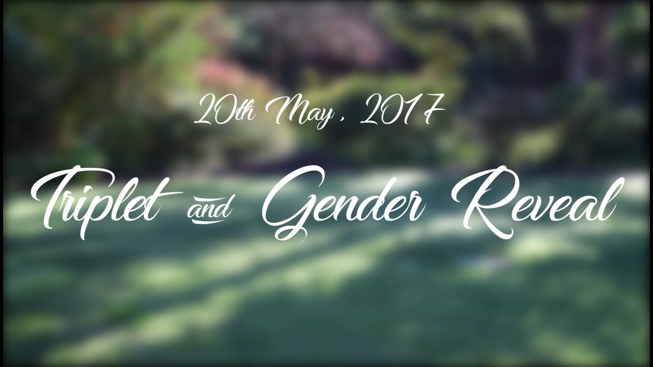 TRIPLET and GENDER reveal - our best kept SECRET!