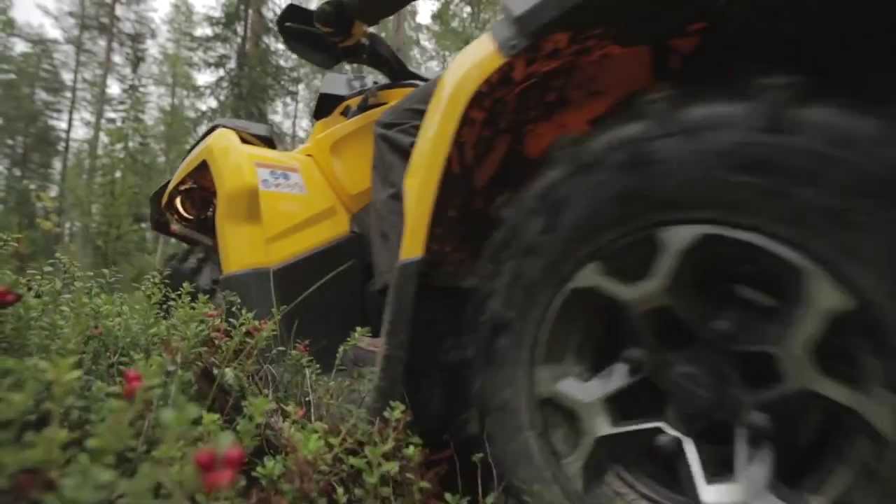 Can Am Outlander 6x6 ATV Features   6 FEEL DRIVE
