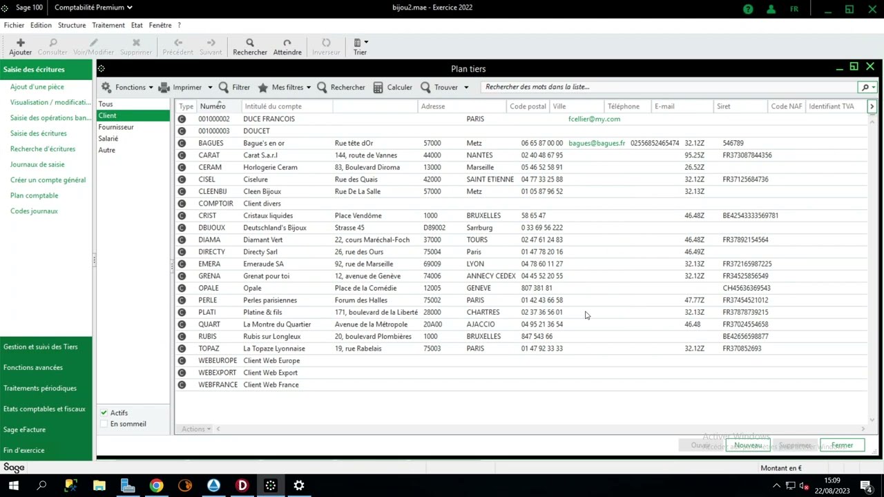 Astuces : Exporter une liste Sage100 vers Excel