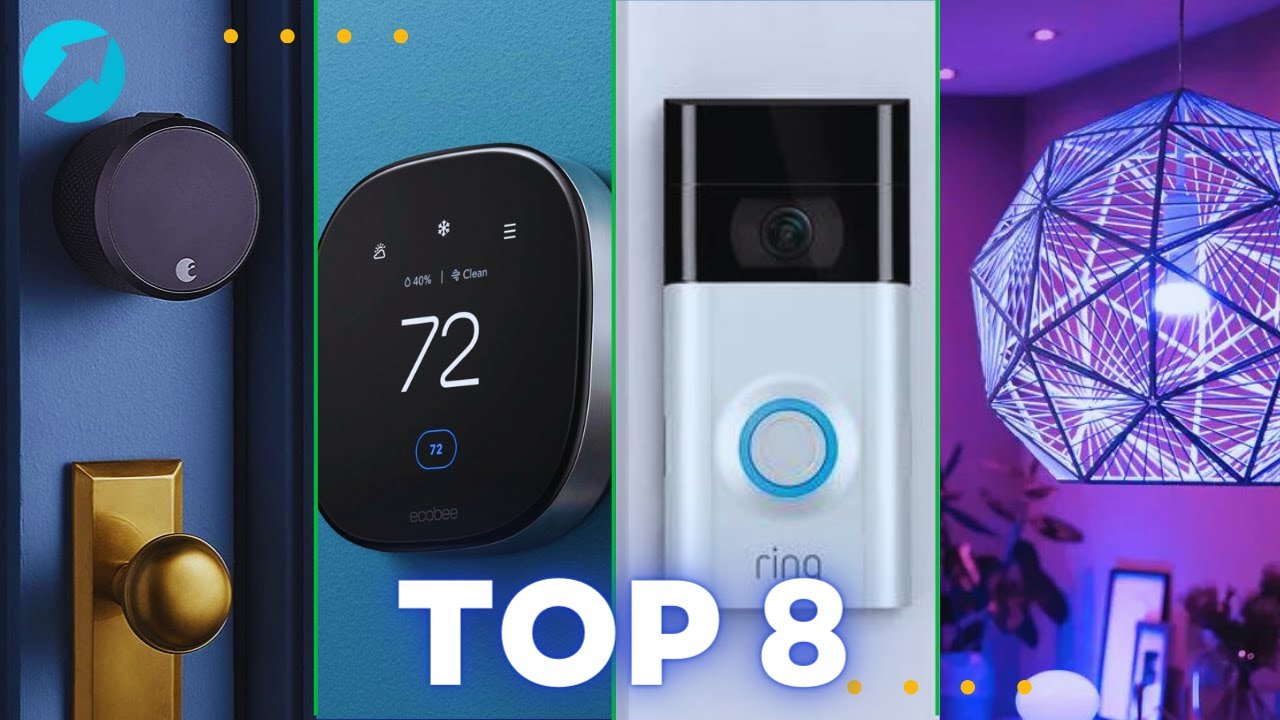 🔥8 GADGETS INTELIGENTES para Automatizar tu Hogar 2024 🤖