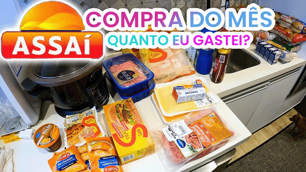 COMPRA NO ATACADÃO ASSAÍ E FIZ UM PÃO DELICIOSO!