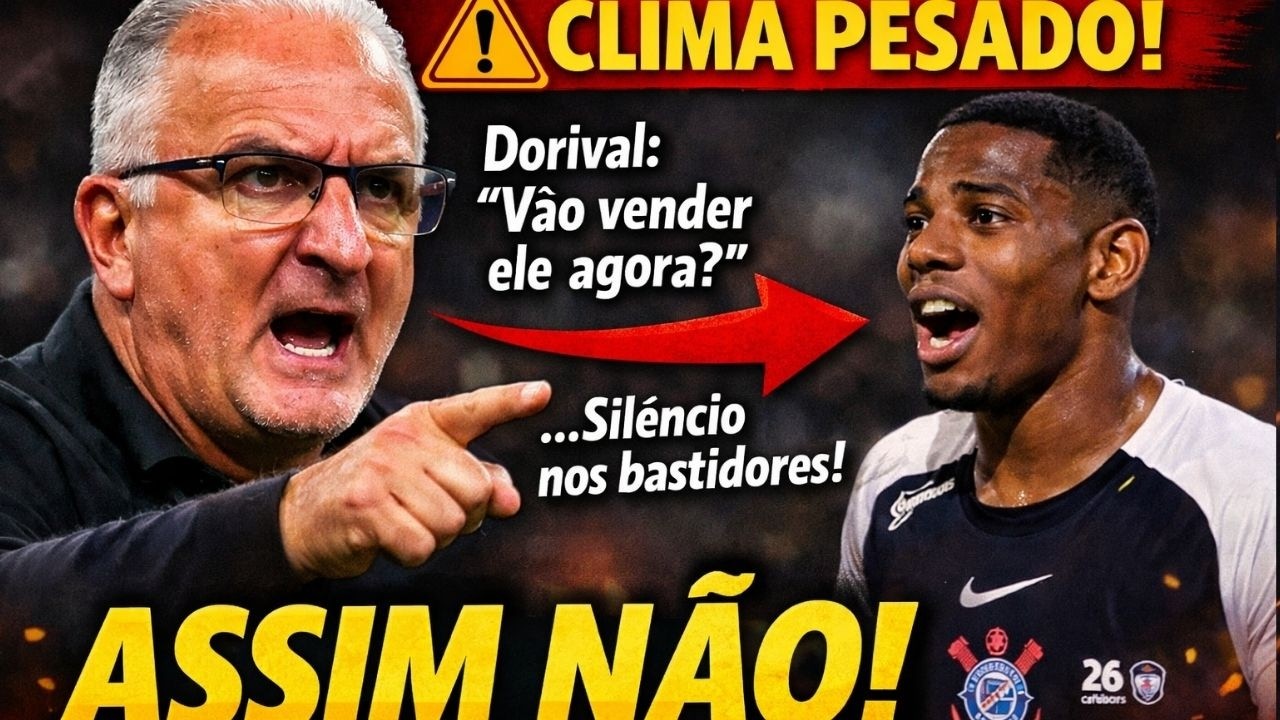 🔥 Dorival reage forte após queda do Corinthians e bastidores revelam polêmica envolvendo André