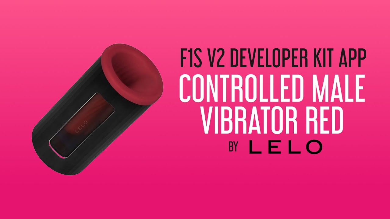 F1S V2 Developer Kit App Controlled Male Vibrator Red by Lelo