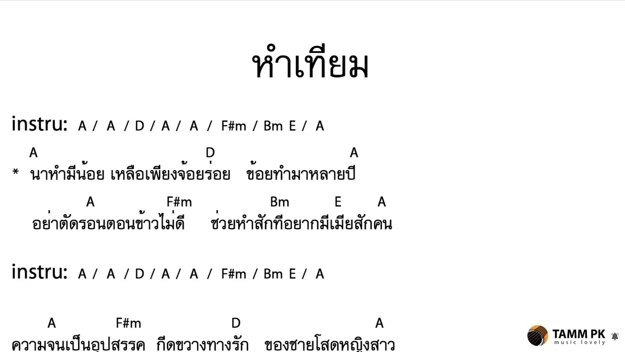 หำเทียม - คาราบาว [Cover Backing Track:ไว้ซ้อมกีต้าร์]