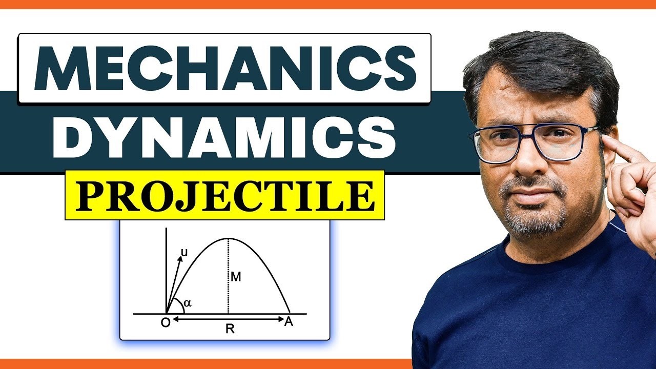 MECHANICS | Derivation of Time of Flight, Horizontal Range, Maximum Height of Projectile | DYNAMICS