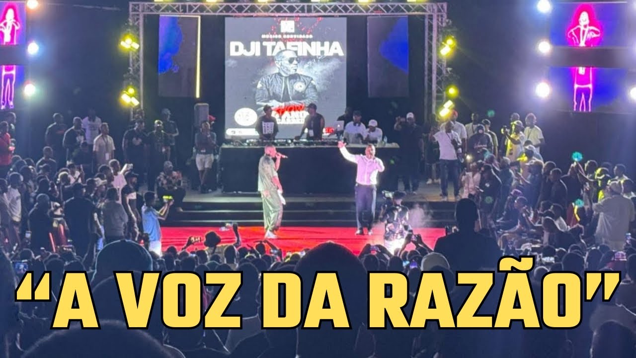 DJI TAFINHA X KID MC - A VOZ DA RAZÃO (AO VIVO) SHOW 20 ANOS DE CARREIRA