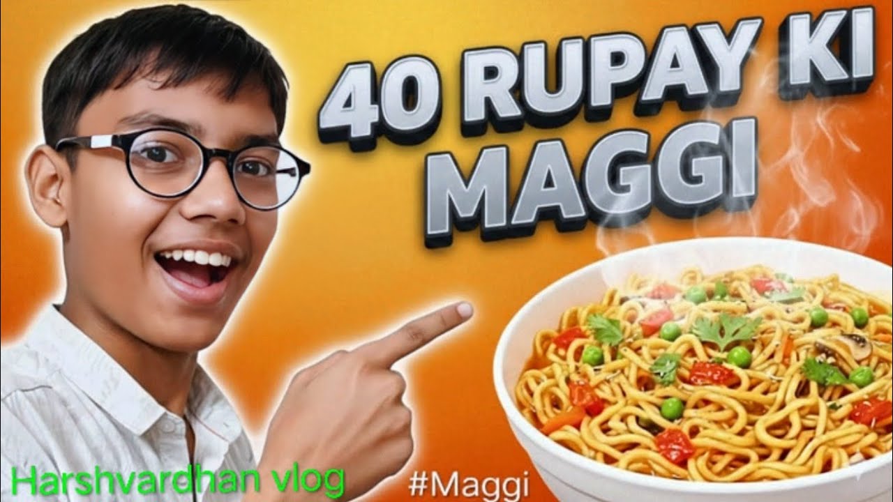 Ajj maggi banai 🍝 Cocking maggi 😱😱 Harshvardhan vlog 