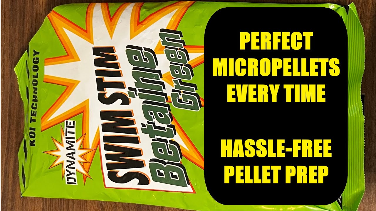 Easy Micro Pellet Preparation - All Skrettings based pellets including Dynamite Baits Swim Stim