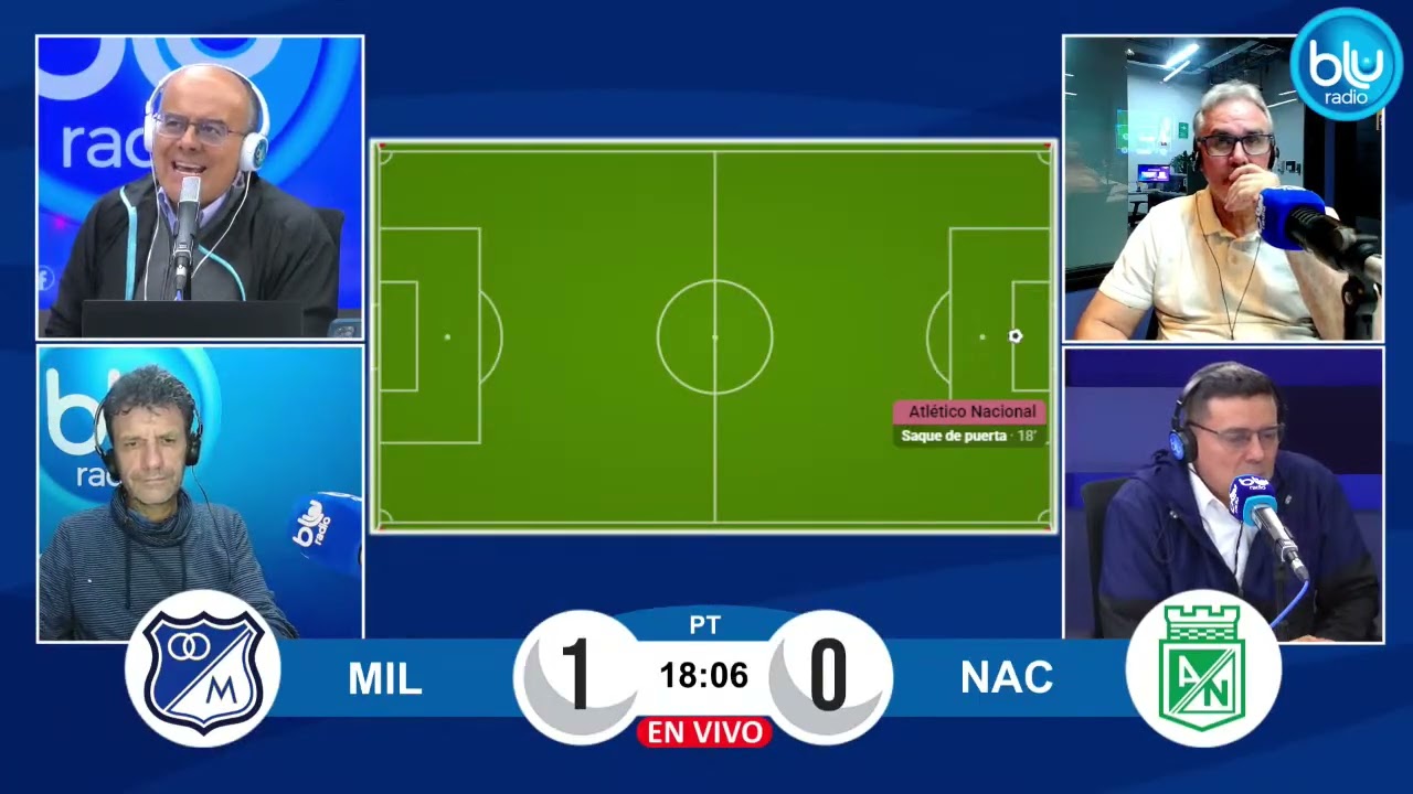 ¡GOLAZO DE MILLONARIOS! Contreras marca el 1-0 contra Nacional y adelanta al Embajador en El Campín