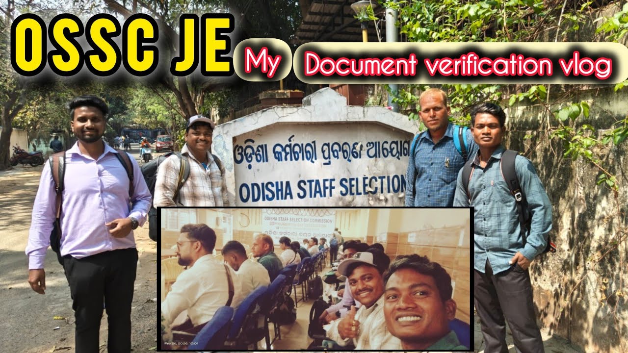 OSSC JE My Document Verification #osscje #ossc #viral #prafullatadingi 