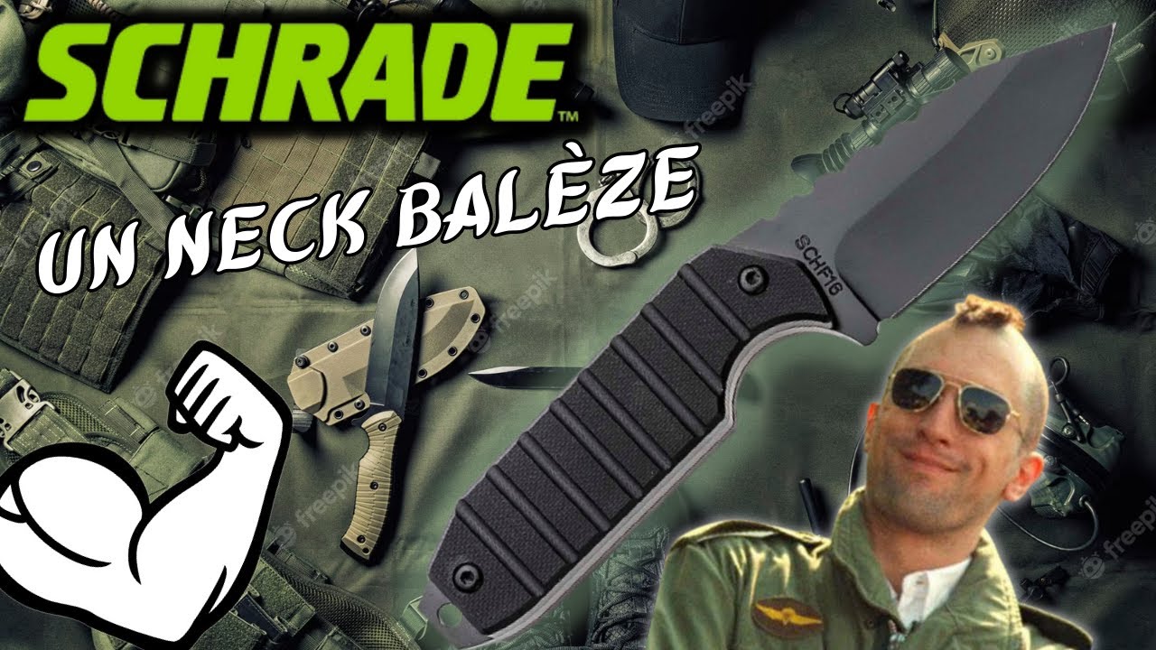 Utilitaire, Compact et pas Cher !  SCHRADE SCHF16 - concurrent du TOPS UTE?