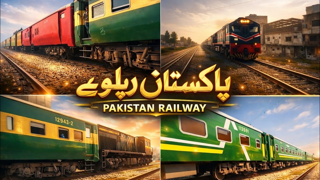Pakistani Passenger Trains in Vibrating Motion l 6 To 14 Hour's Late l