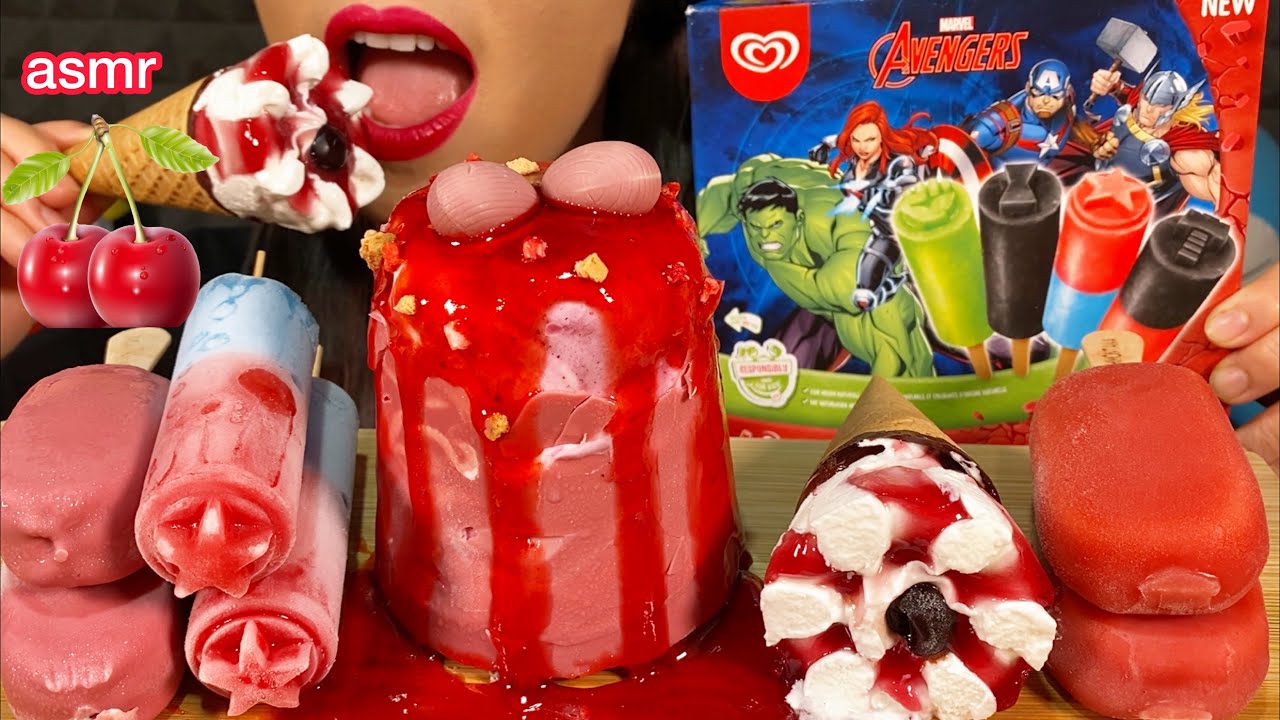 ASMR ICE CREAM PARTY 아이스크림 Kem Que Es krim आइसक्रीम MUKBANG 먹방 MASSIVE Eating Sounds