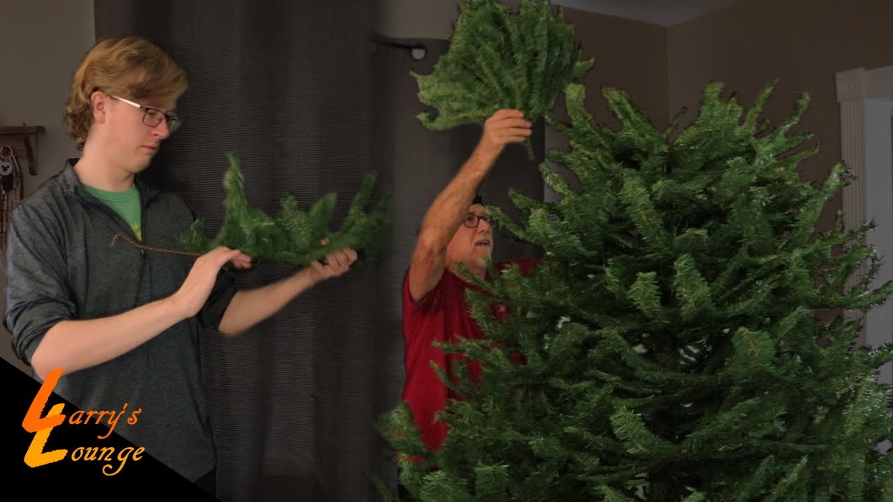 Assembling Our Christmas Tree