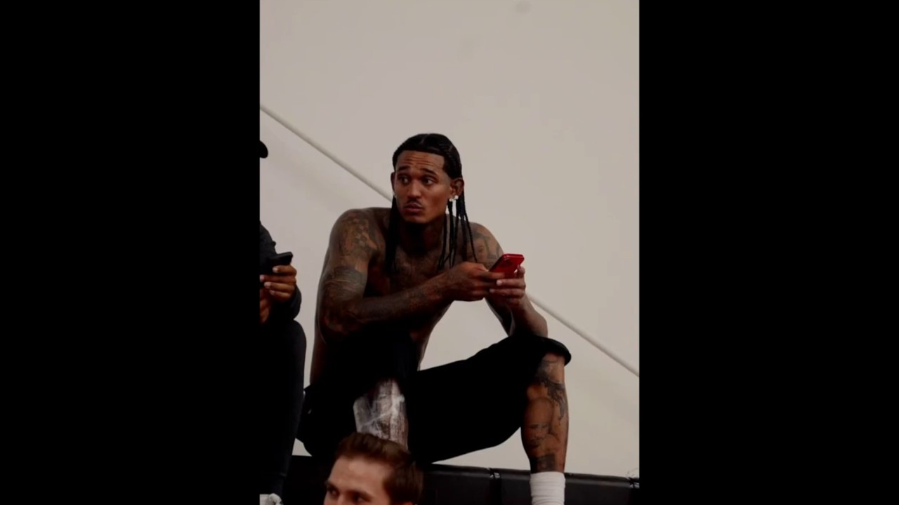 Knicks Jordan Clarkson COOKIN At Donovan Mitchell's Offseason Workout
