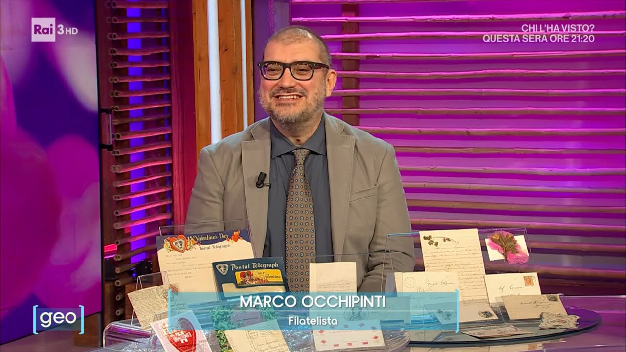 Marco Occhipinti il 14 febbraio 2024 a GEO, su RAI 3, con Sfizi.Di.Posta!