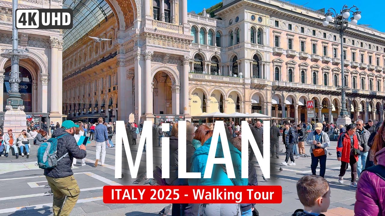 MILAN Walking Tour 🇮🇹✨| Discover ITALY Fashion Capital!👜(4K60)
