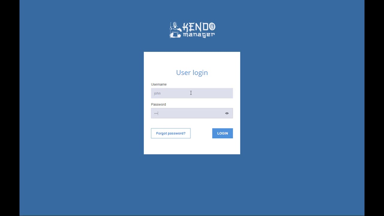 KendoManager.com Starting a new project  - Simple and Easy!