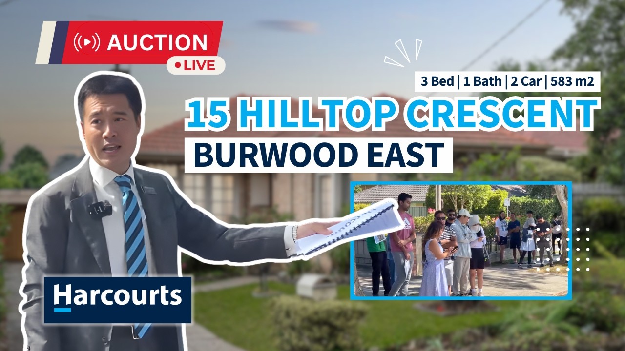 Live Auction @ 15 Hilltop Crescent, Burwood East