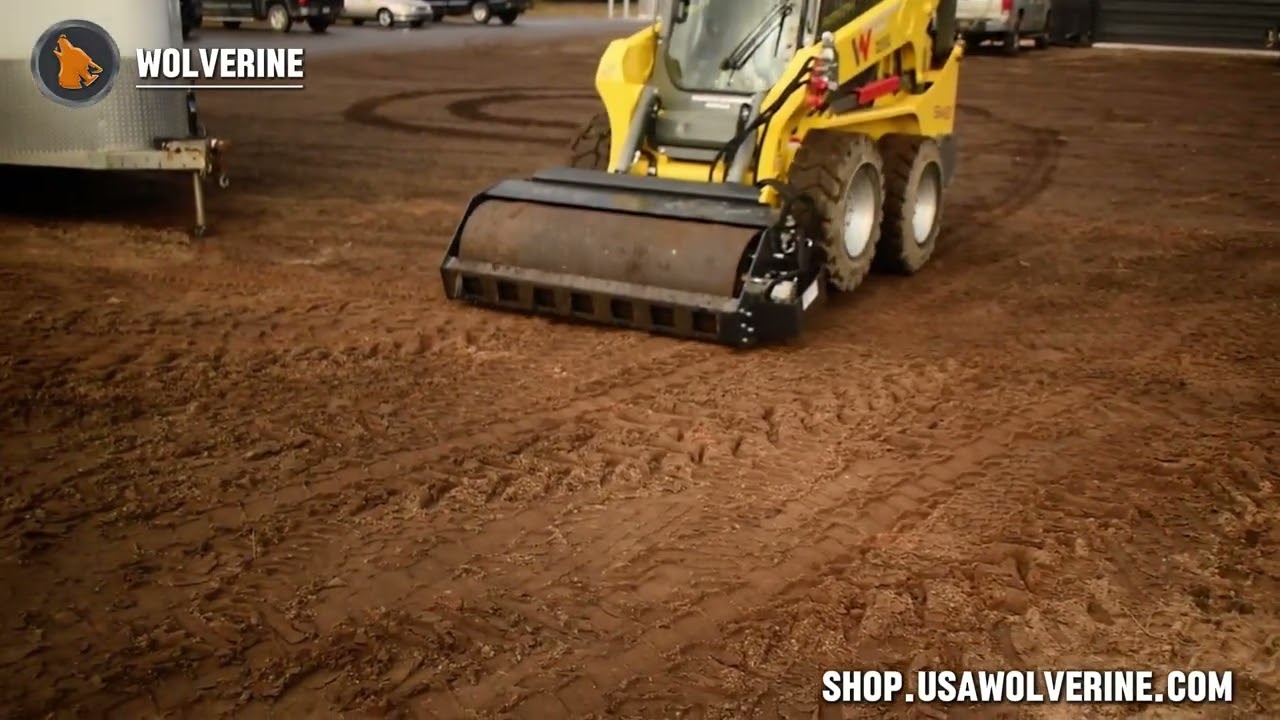 Wolverine Vibratory Roller TRANSFORMS Uneven Ground Into Perfect Pavement