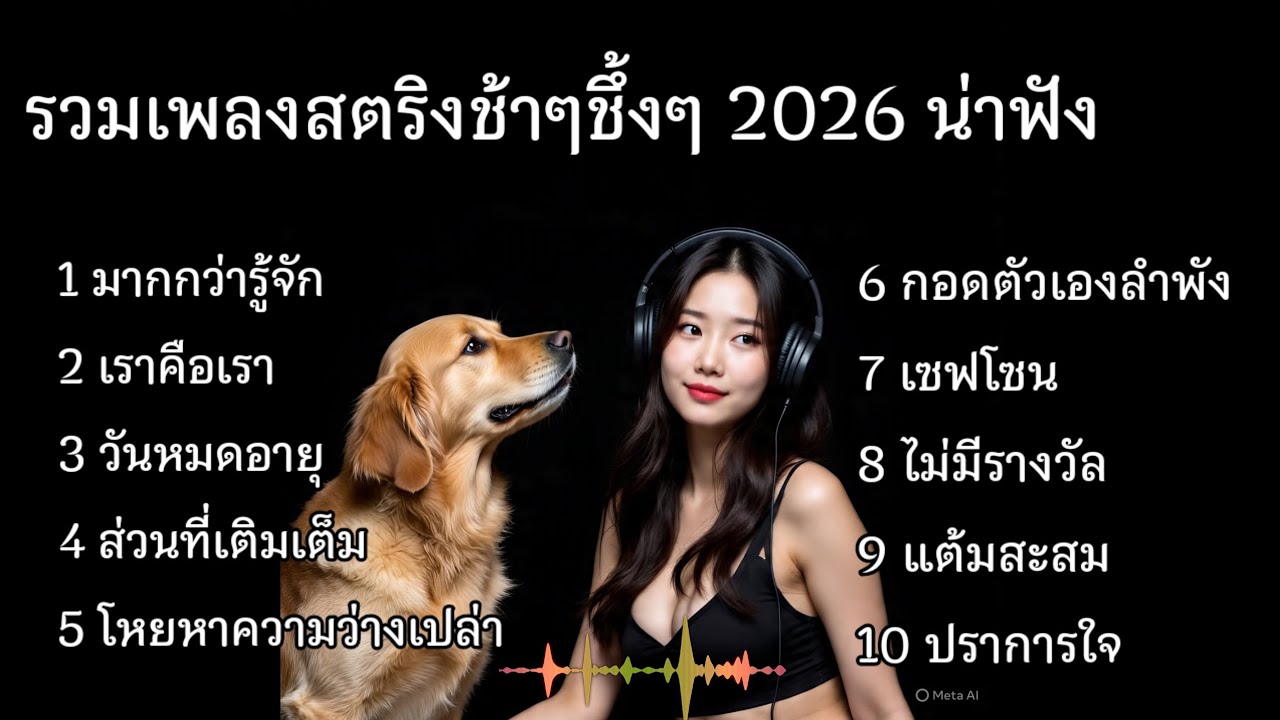 รวมเพลงสตริงช้าๆชึ้งๆ 2026 🎧🎧🎧