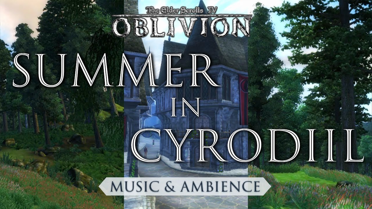 Summer in Cyrodiil | Peaceful Forest Oblivion Music & Ambience | 3 Hours