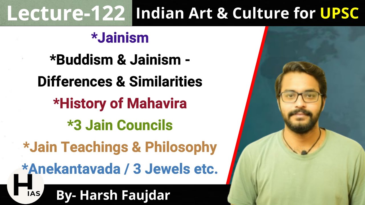 A122: Jainism - Mahavira, Tirthankaras, Philosophy, 3 Jain Councils | Indian Art & Culture for UPSC