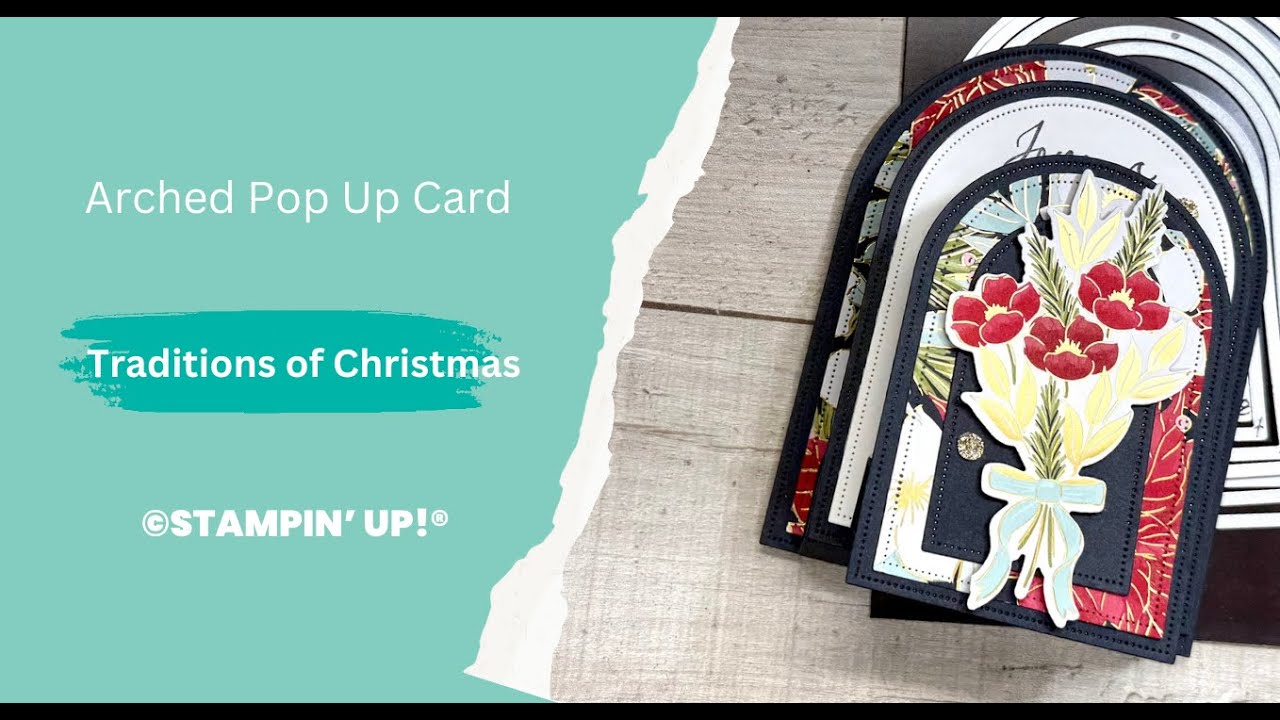 Arched pop up card