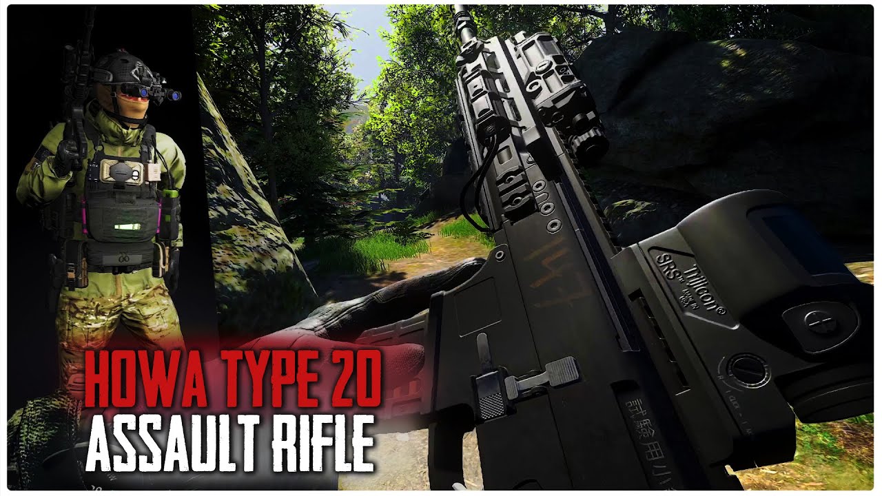 Ground Branch Gameplay - HOWA Type 20 Japanese Assault Rifle