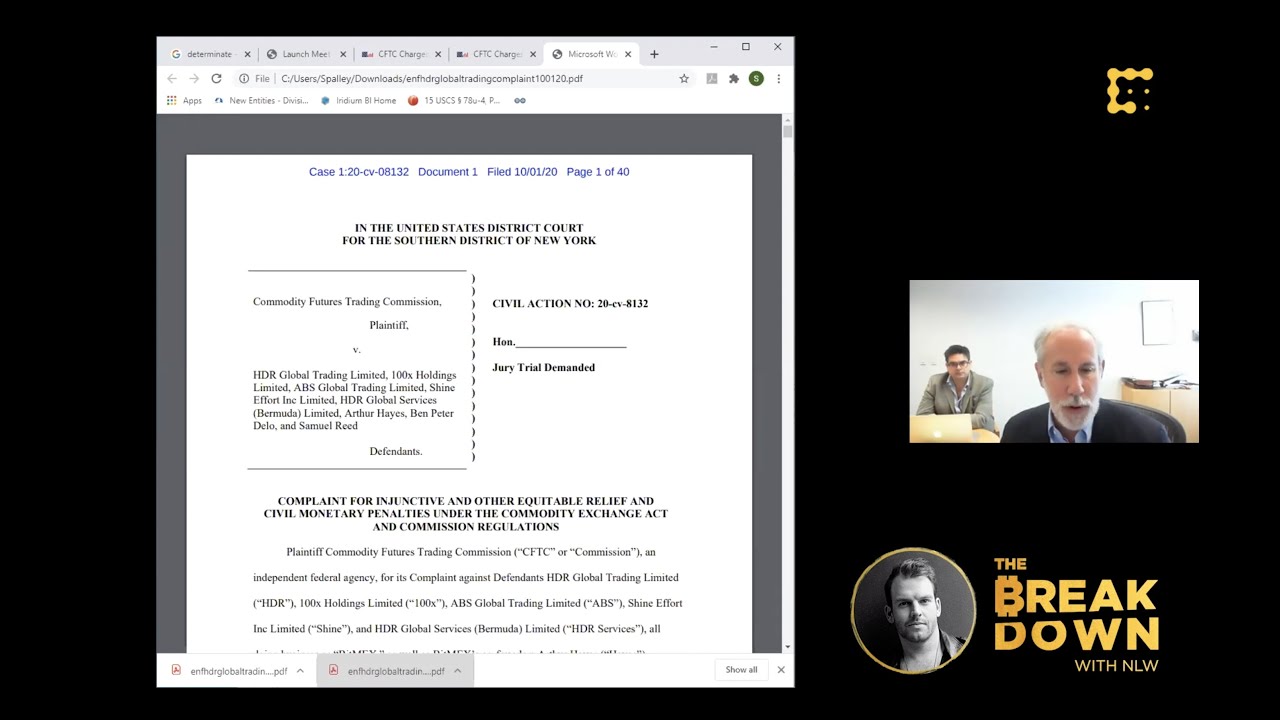 BitMEX Indicted: Should the Rest of Crypto Be Worried? Feat. Stephen Palley and Preston Byrne